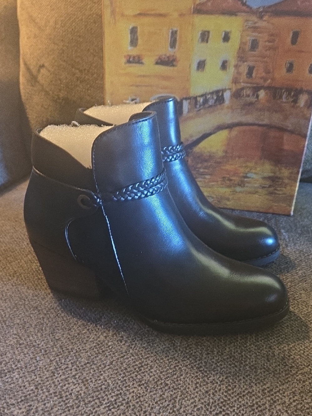 Bella Vita Audrina Black Booties W5